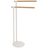 Tendance SAMOSTOJEĆI DRŽAČ RUČNIKA SA 2 PREČKE, BIJELI/BAMBOO Cijene