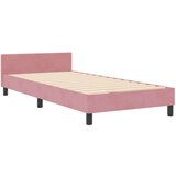 vidaXL Postelja Roza 100x200 cm Žamet, (22049555) | Shoptok.si