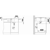 Blanco sudoper METRA 45 S Compact SILGRANIT ANTRACIT, s dalj. upr. Cijene