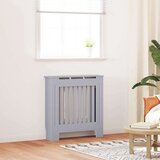vidaXL Pokrov radiatorja 2 pcs Siva 78x19x81.5cm Konstruiran les Cene