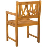  Vrtne stolice 2 pcs Prirodna Čvrsto drvo akacije | shoptok.hr
