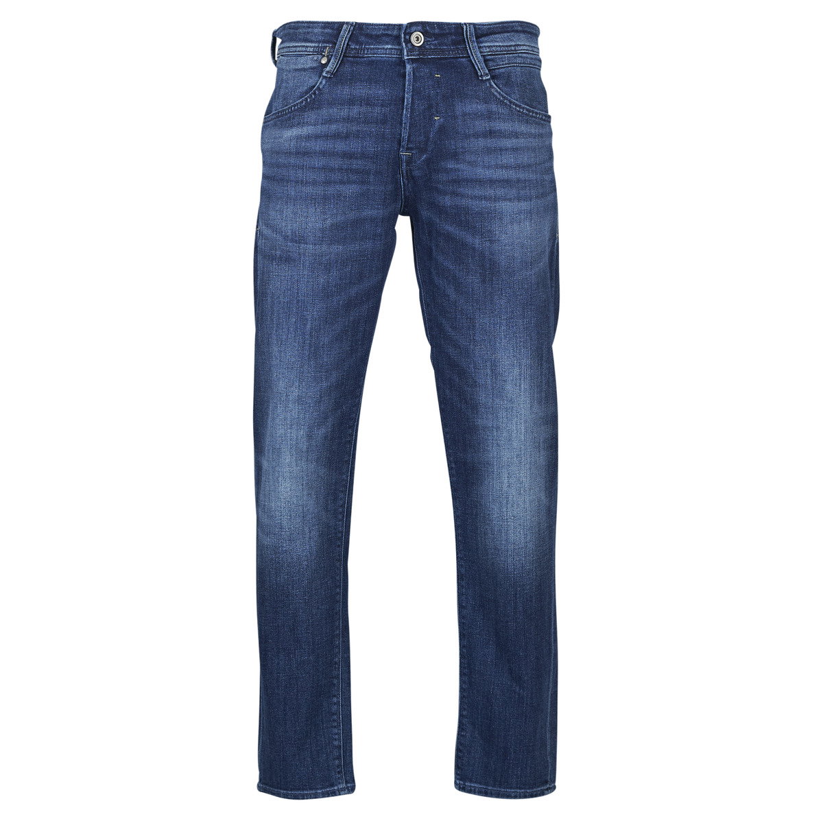Jeans straight JJIMIKE JJCADE GE 732 Modra