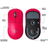 Logitech G Pro X Superlight 2 LightSpeed Wireless Gaming Mouse, Magenta | ePonuda.com