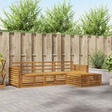  Set vanjskih sofa Prirodna 257,5 x 162,5 x 73 cm | shoptok.hr