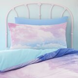 Catherine Lansfield Modra/rožnata otroška posteljnina za zakonsko posteljo 200x200 cm Ombre Rainbow Clouds – | Shoptok.si