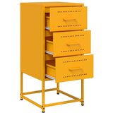  Noćni ormarići 2 kom boje senfa 36x39x78 cm čelični | shoptok.hr