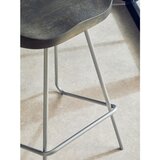 Premier Housewares Barsko stol iz masivnega bresta v srebrni barvi/v naravni barvi (višina sedeža 78 cm) District – | Shoptok.si