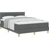  s opruga kutije Tamno siva 140 x 200 cm tkanina | shoptok.hr