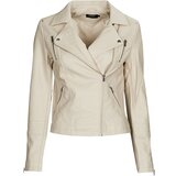 Only ONLGEMMA FAUX LEATHER BIKER OTW NOOS Bež Cijene