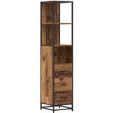vidaXL Kupaonski ormar s ladicama Staro drvo 35 x 37.5 x 166 cm | shoptok.hr