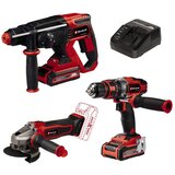 Einhell Power X-Change 18V Set orodij TE-TK 18/3 Li + 2 (2 bateriji, 18 V, 5 -del.) productname.garantie.plussign BAUHAUS garancija 5 let za naprave na električni ali motorni pogon u