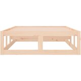  Okvir za krevet 100 x 200 cm od masivne borovine | shoptok.hr