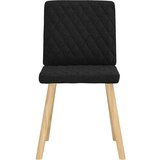  Jedilni stoli 6 kosov črno blago | Shoptok.si