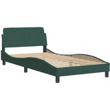 Krevet s madracem tamnozeleni 100x200 cm baršunasti | shoptok.hr