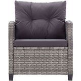  6-dijelni set vrtnih sofa od poliratana s jastucima tamnosivi | shoptok.hr
