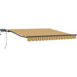 vidaXL Ročna retraktibilna tenda z LED večbarvnimi črtami 300x250 cm | Shoptok.si