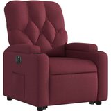  Električni naslonjač na podizanje od tkanine boja vina | shoptok.hr