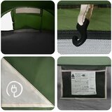  Šator za planinarenje 4-osobni Zelena | shoptok.hr