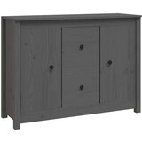  Komoda siva 100 x 35 x 74 cm od masivne borovine | shoptok.hr