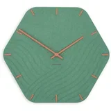 Zidni sat Luxhora Unda Mint Green 11 boja kazaljki