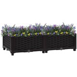 vidaXL povišena gredica 80 x 40 x 23 cm od polipropilena Cijene