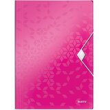  FASCIKL KLAPA S GUMICOM PP A4 WOW LEITZ 45990123 ROZI | Shoptok.si