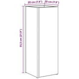  Stalak za kišobran Bijelo 20 x 20 x 55 5 cm Konstruirano drvo | shoptok.hr