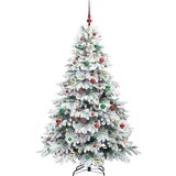 vidaXL Umestno božično drevo med 300 LED Zelena 180 cm PE in PVC | Shoptok.si