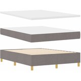  s opruga kutije Sivo-smeđa 200 x 160 cm tkanina | shoptok.hr
