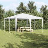 vidaXL party šator bijeli 4x4 m PE u