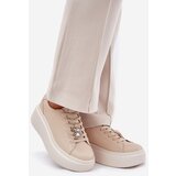 VINCEZA Ladies Leather Sports Shoes On Platform With Clip | shoptok.hr