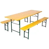 Baštenski set STOUT Sto 200×90 i dve klupe