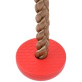  Set vanjskih ljuljački Šareni Čelik i PE - Crvena 2x ljuljačka sjedište + disk ljuljačka + klizač | shoptok.hr