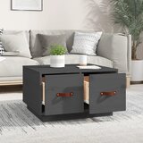  Stolić za kavu sivi 60 x 53 x 35 cm od masivne borovine | Eponuda.ba