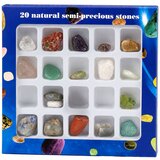  Set poludragih minerala, kolekcionarsko kamenje, edukativni, 20 komada. | shoptok.hr