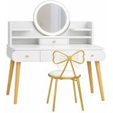 BELLALUX Bella Lux Sto za šminkanje 100cm sa LED ogledalom i stolicom | Eponuda.com