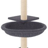  Penjalica za mačke sa stupovima za grebanje tamnosiva 72 cm | shoptok.hr