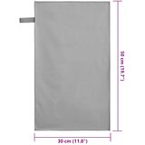  Sportski Ručnici 2 pcs Tamno siva 50 x 30 cm | shoptok.hr