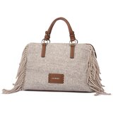 Café Noir Ročne torbice CAFE NOIR M008 BORSA FRANGE Bež Cene