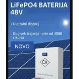 LiFePO4 solarna baterija 120Ah 51.2V 6144Wh – metalno kućište, bms, 48V sistemi