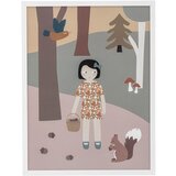Bloomingville Mini Stenski plakat v belem okvirju Gytta Frame, 32 x 42 cm Cene