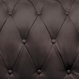 Landscape CHESTERFIELD ZOFA, temno rjava tekstil | Shoptok.si