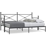 vidaXL Krevet na rasklapanje bez madraca crni 90x200 cm čelik Cijene