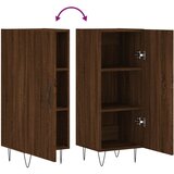  Komoda boja smeđeg hrasta 34,5 x 34 x 90 cm konstruirano drvo | shoptok.hr