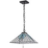 Elstead TF-ALDERLEY-P - Luster na lancu Tiffany ALDERLEY 1xE27/60W/230V | Eponuda.com