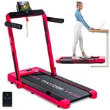 THUNDER Električna pod-biro zložljiva tekalna steza ® RACE-PINK – 14 km/h, 2 KM, 14 cm nizka zasnova, Bluetooth, nosilnost 130 kg, (5000089639) | Shoptok.si
