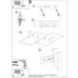 Stenska svetilka MASSIMO chrom, (21347369) | Shoptok.si
