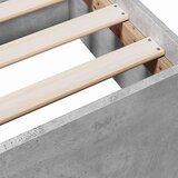  Okvir kreveta s pohranom s ladicama Betonska siva 80 x 200 cm | shoptok.hr