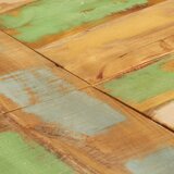  Blagovaonski stol okrugli 175 x 75 cm masivno obnovljeno drvo | shoptok.hr