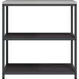  Kuhinjsko skladištenje s policom Crna 90 x 50 x 92 cm Čelik | shoptok.hr
